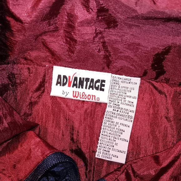 Vintage 90s Advantage By Wilson Men's Colorblock Jacket Size Extra Large - Picture 2 of 4